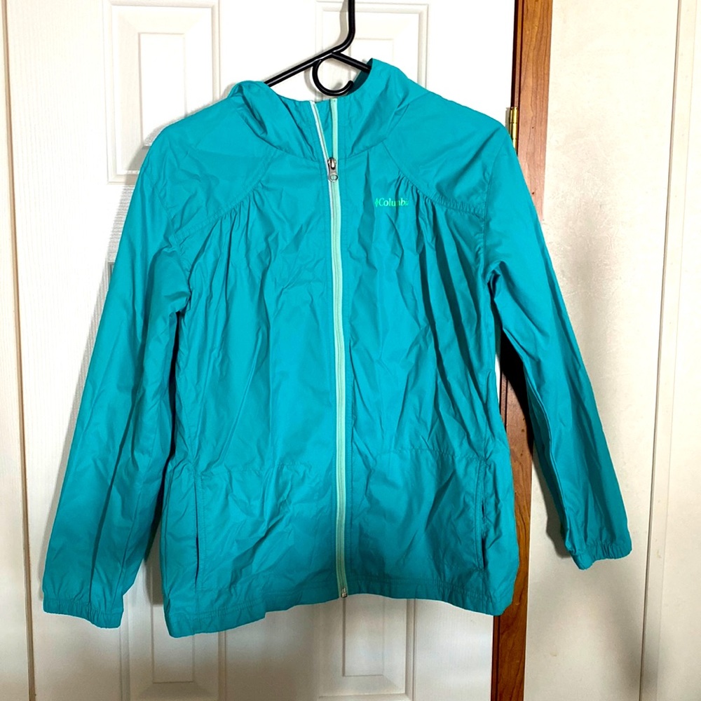 Girls Columbia rain jacket